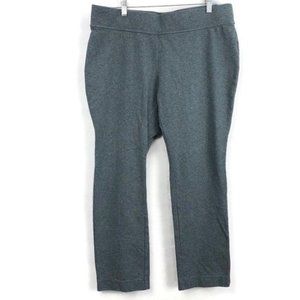 Lands End Pet LG 14/16 Gray Taper Leg Knit Pants
